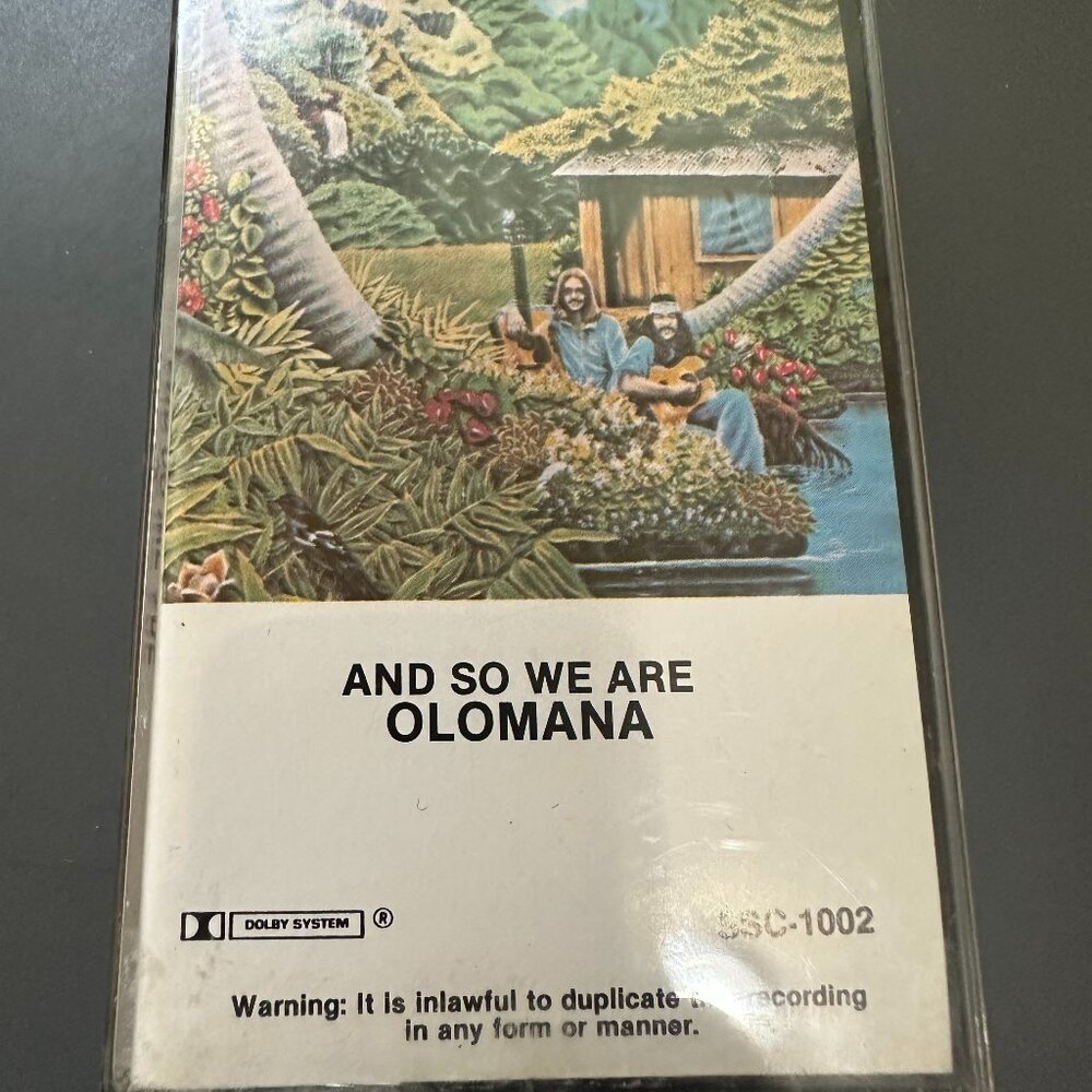 Olomana And So We Are Cassette Seabird Sound SS1002 1977